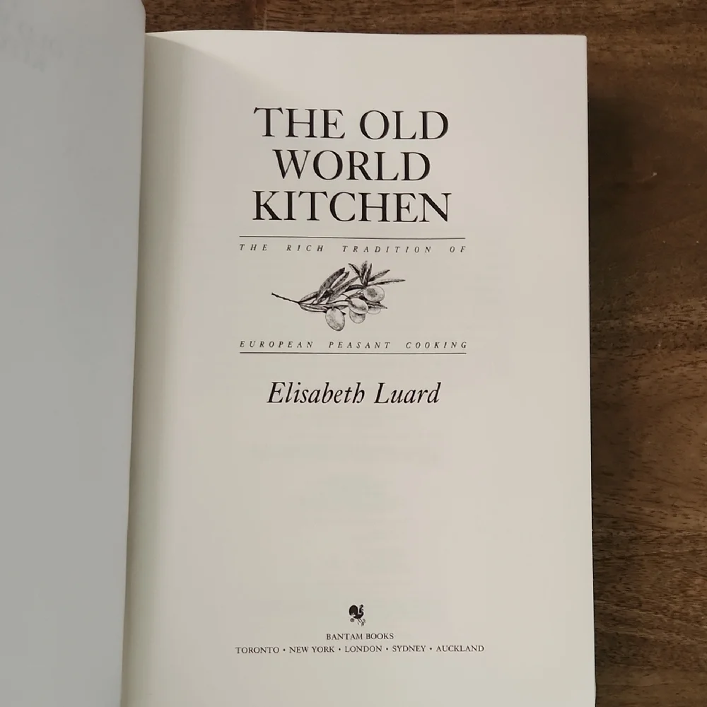 The Old World Kitchen by Elisabeth Luard - Hardcover Cookbook - Picture 2 of 4